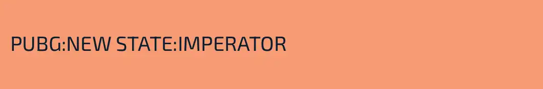 PUBG:NEW STATE:IMPERATOR